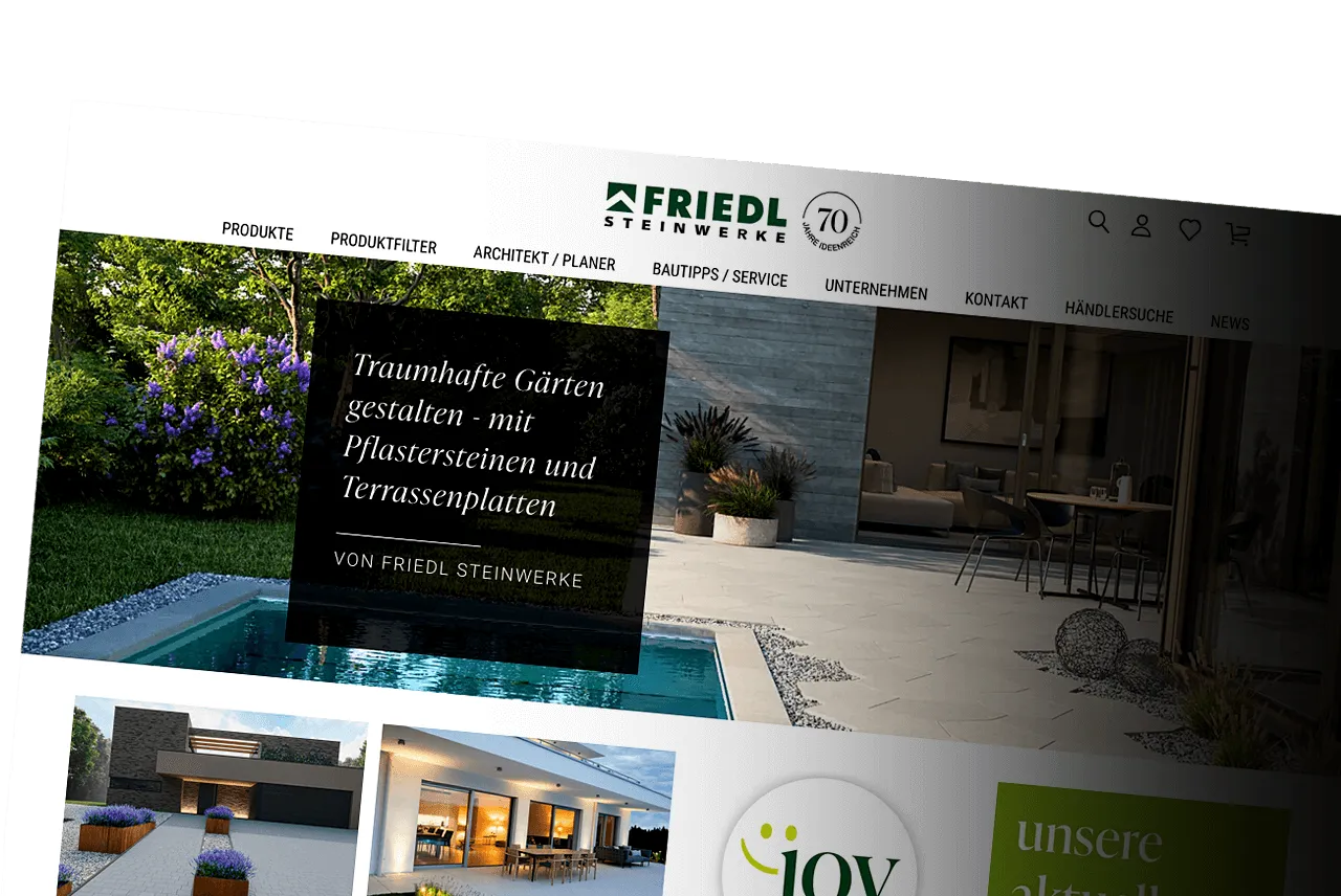 Vielfalt in Stein: B2B- und B2C-Shop: Ansicht 1